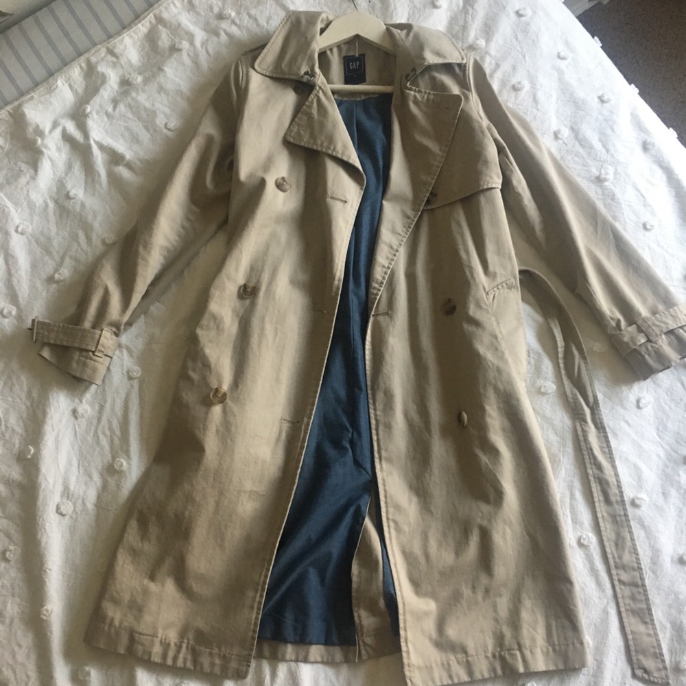 Gap Khaki Trench Coat